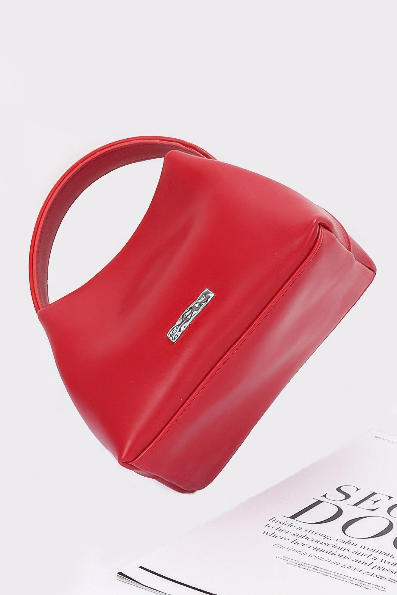 Faux Leather Tote Bag - Wear Arielle
