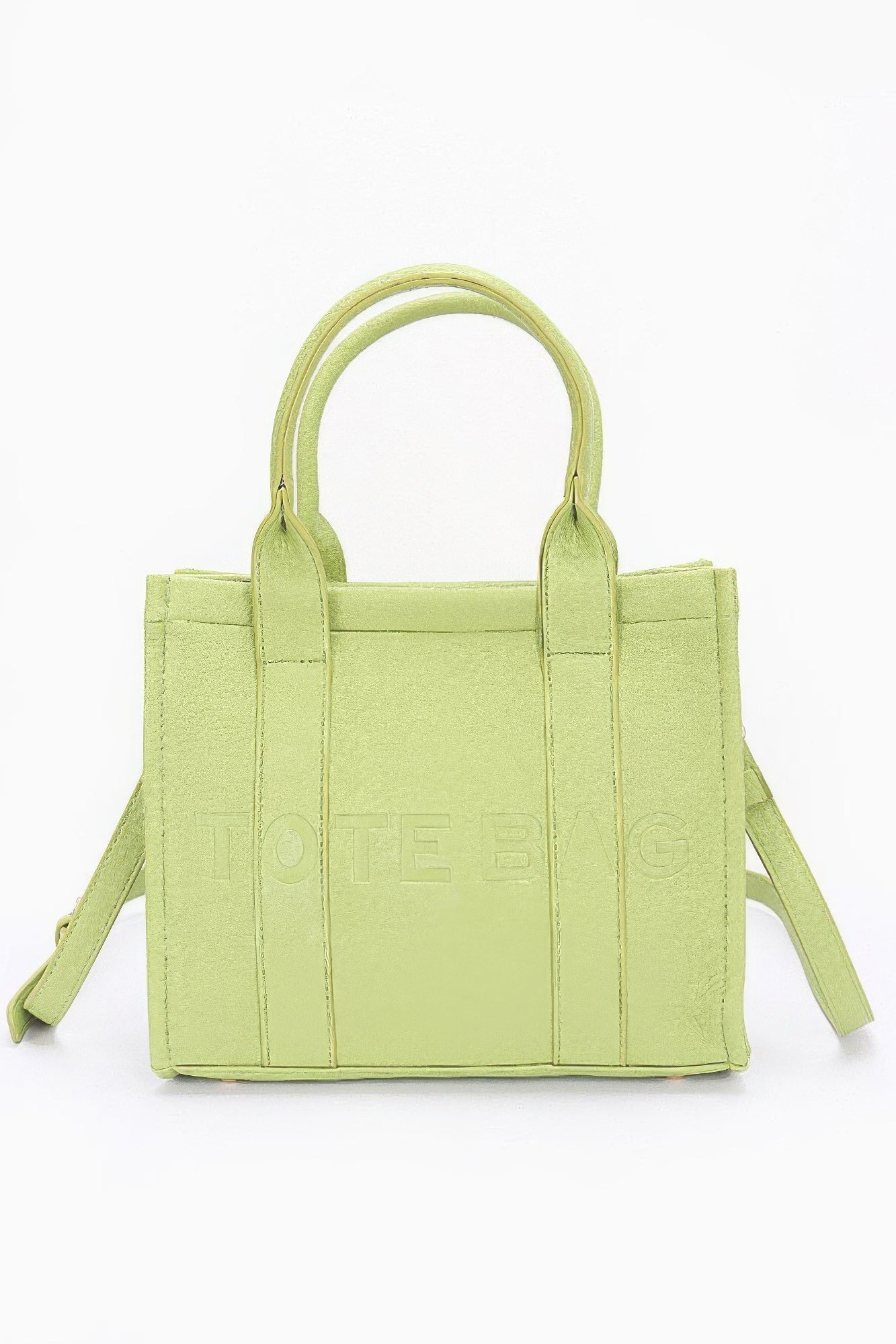 Faux Leather Tote Bag - Wear Arielle