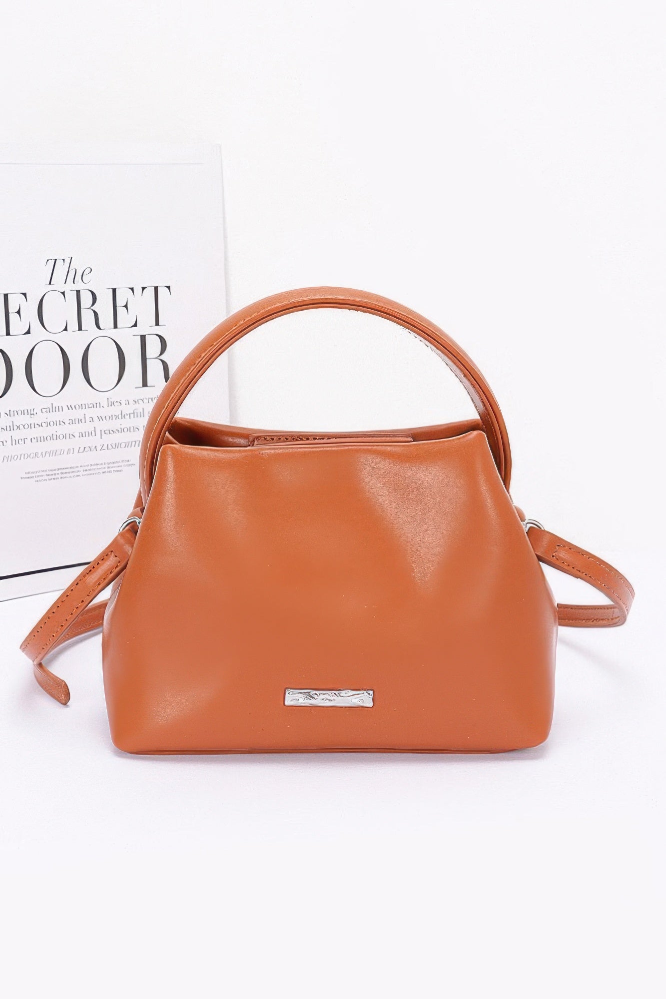 Faux Leather Tote Bag - Wear Arielle