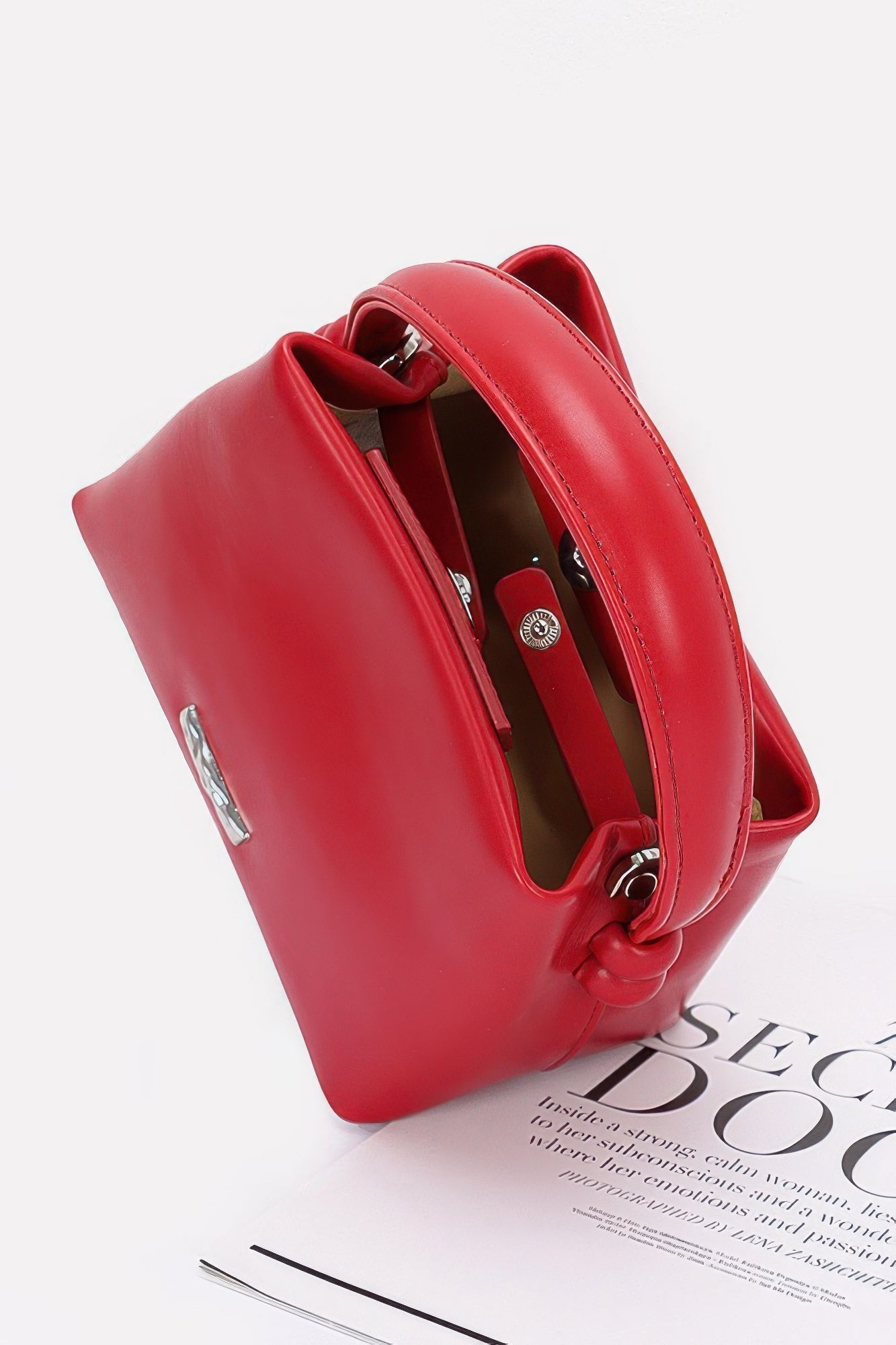 Faux Leather Tote Bag - Wear Arielle