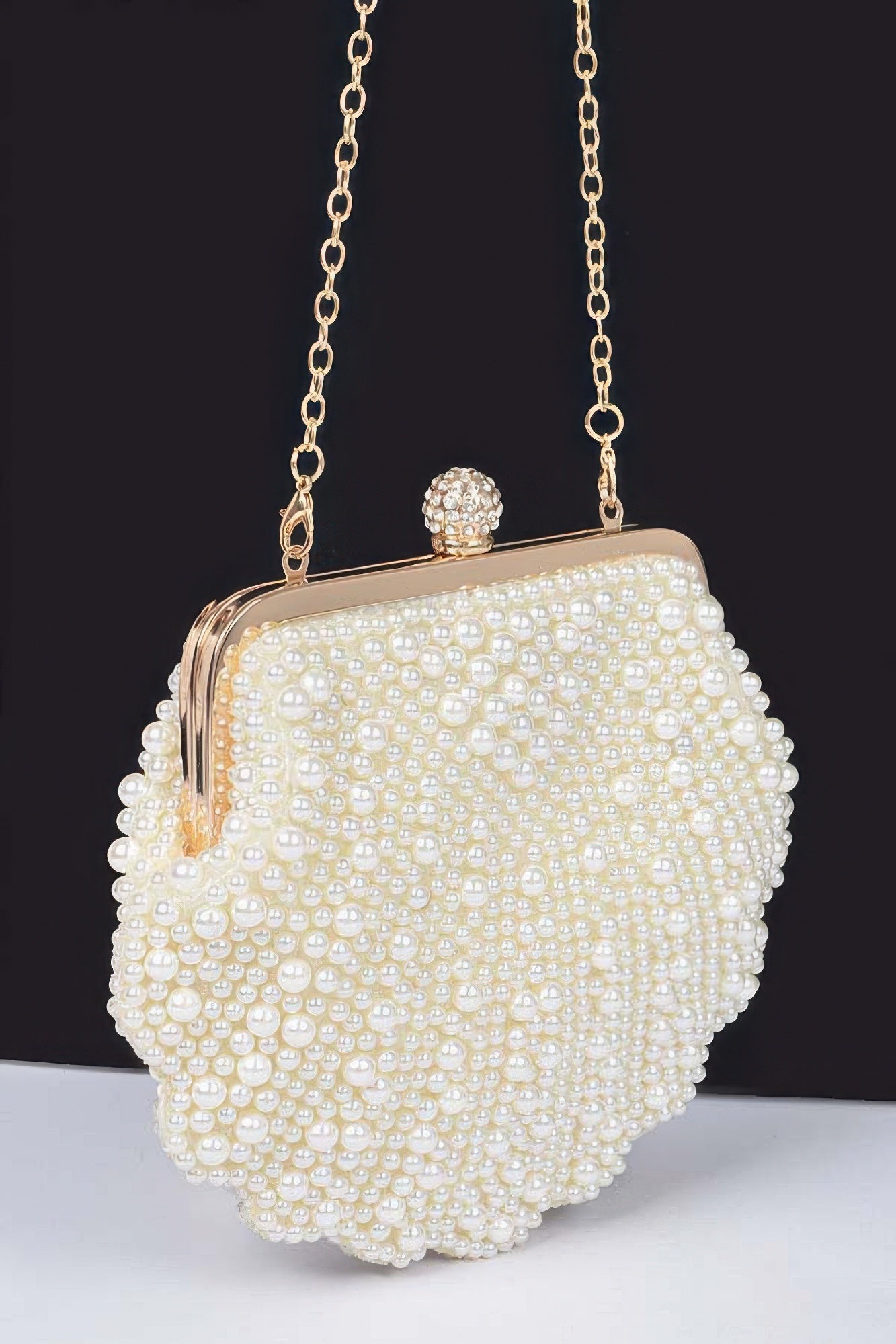 Faux Pearl Party Clutch - Wear Arielle