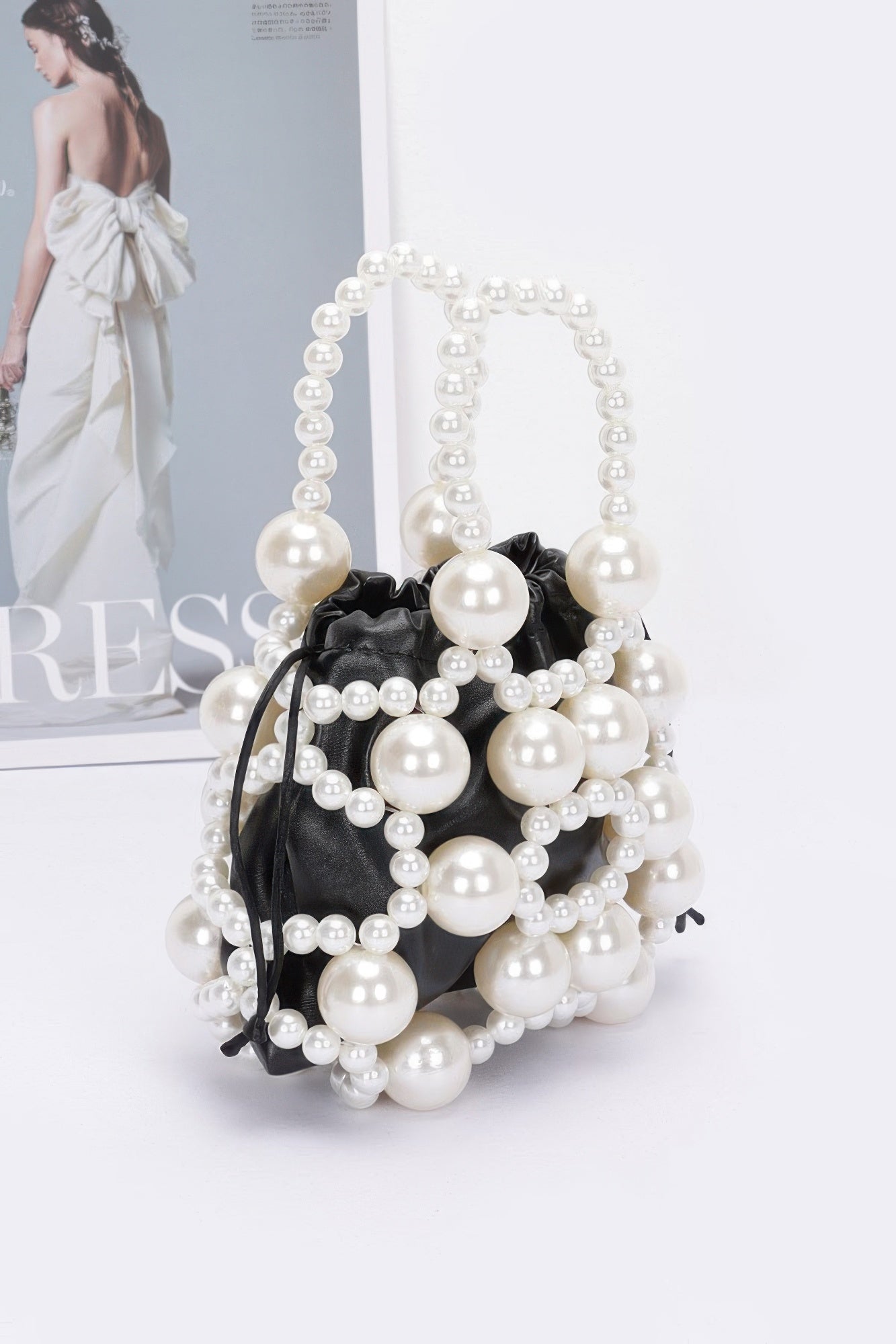 Faux Pearl Party Clutch W/pouch - Wear Arielle