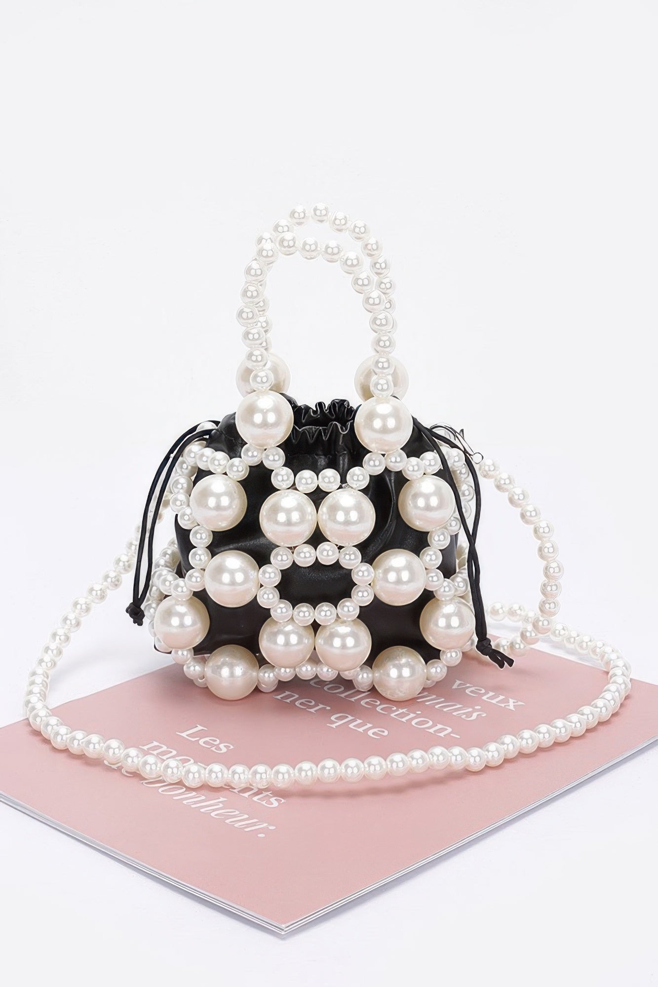 Faux Pearl Party Clutch W/pouch - Wear Arielle
