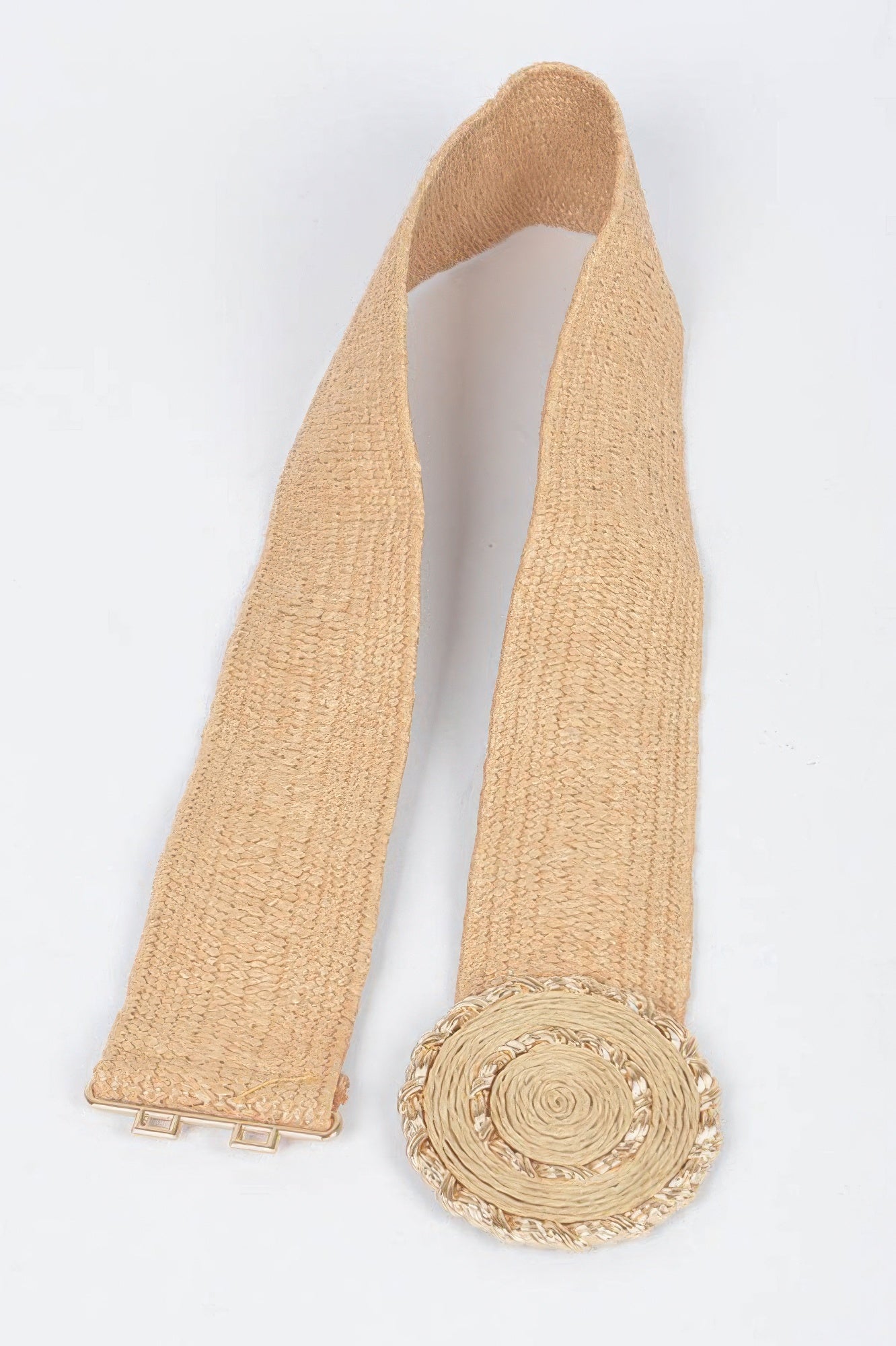 Faux Straw Elastic Belt - Wear Arielle
