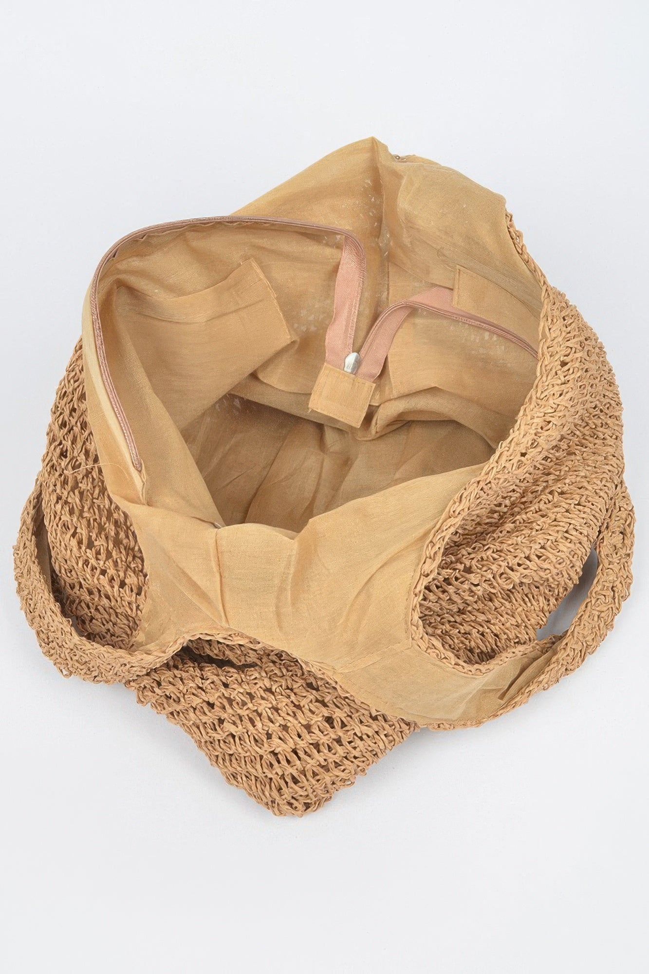 Faux Straw Hobo Bag - Wear Arielle