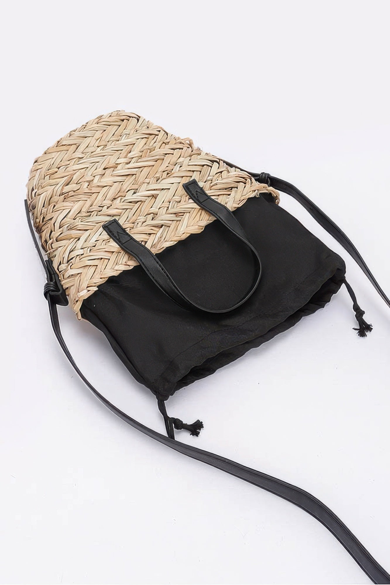 Faux Straw Small Tote Bag - Wear Arielle