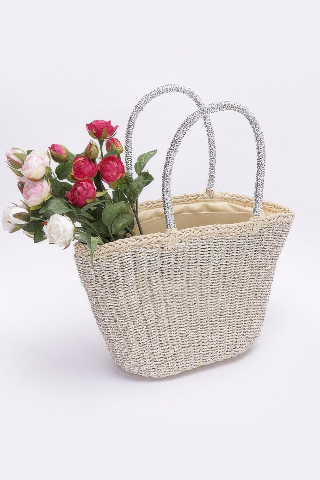 Faux Straw Sunshine Tote - Wear Arielle