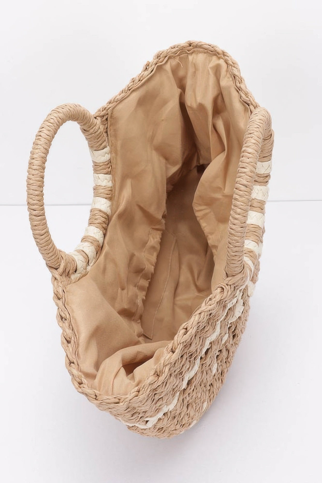 Faux Straw Tote Bag - Wear Arielle