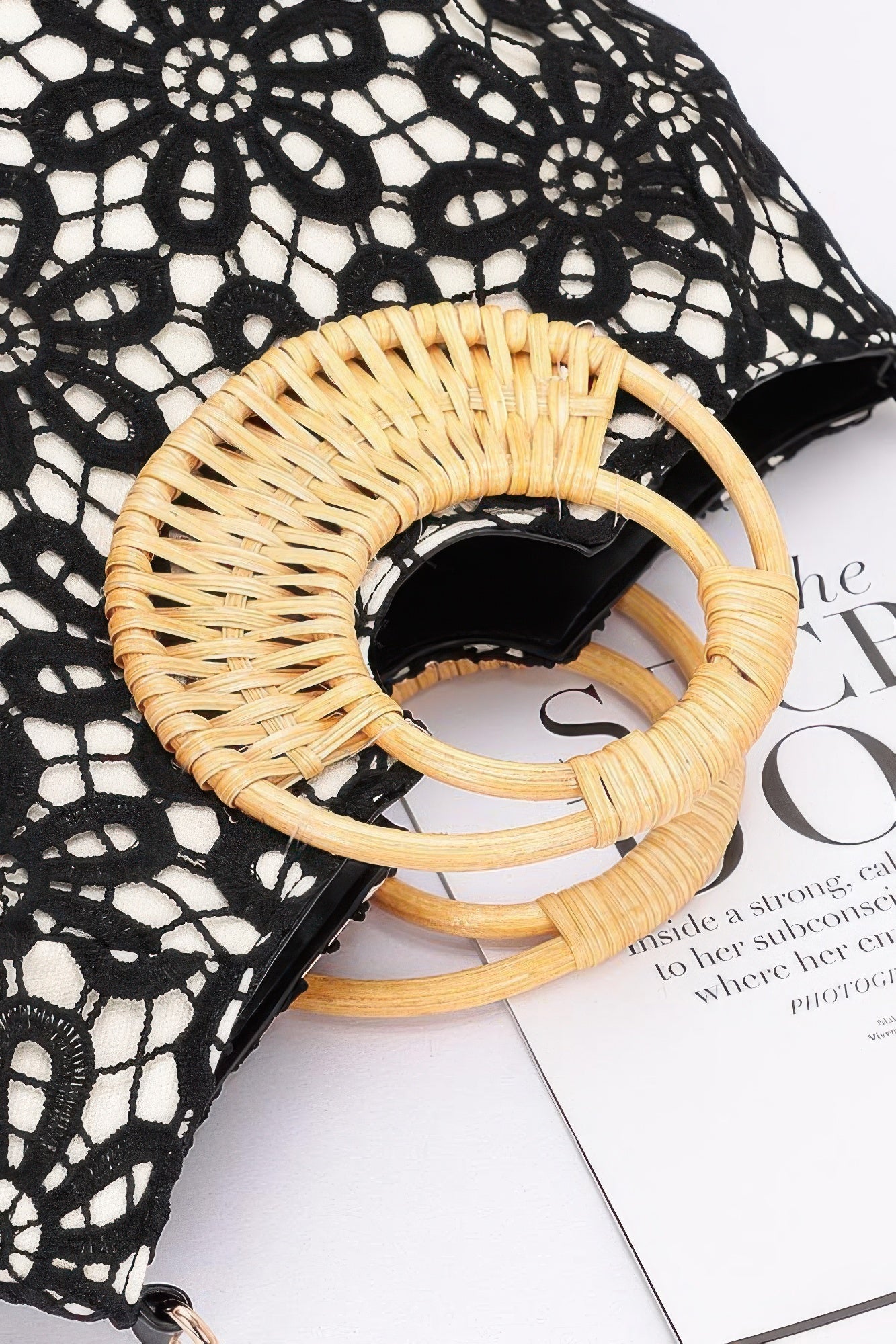 Faux Top Case Clutch - Wear Arielle