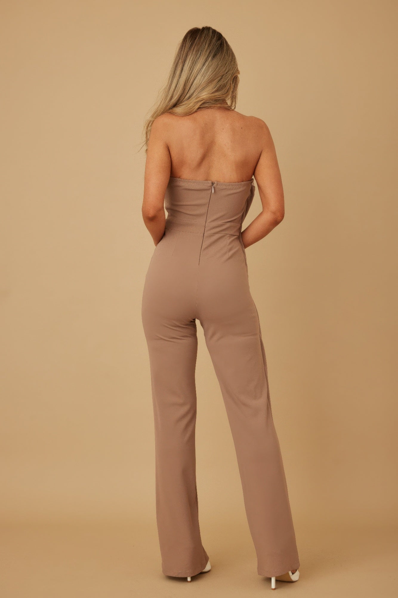 Flap Strapless Chain Jumpsuit - Wear Arielle