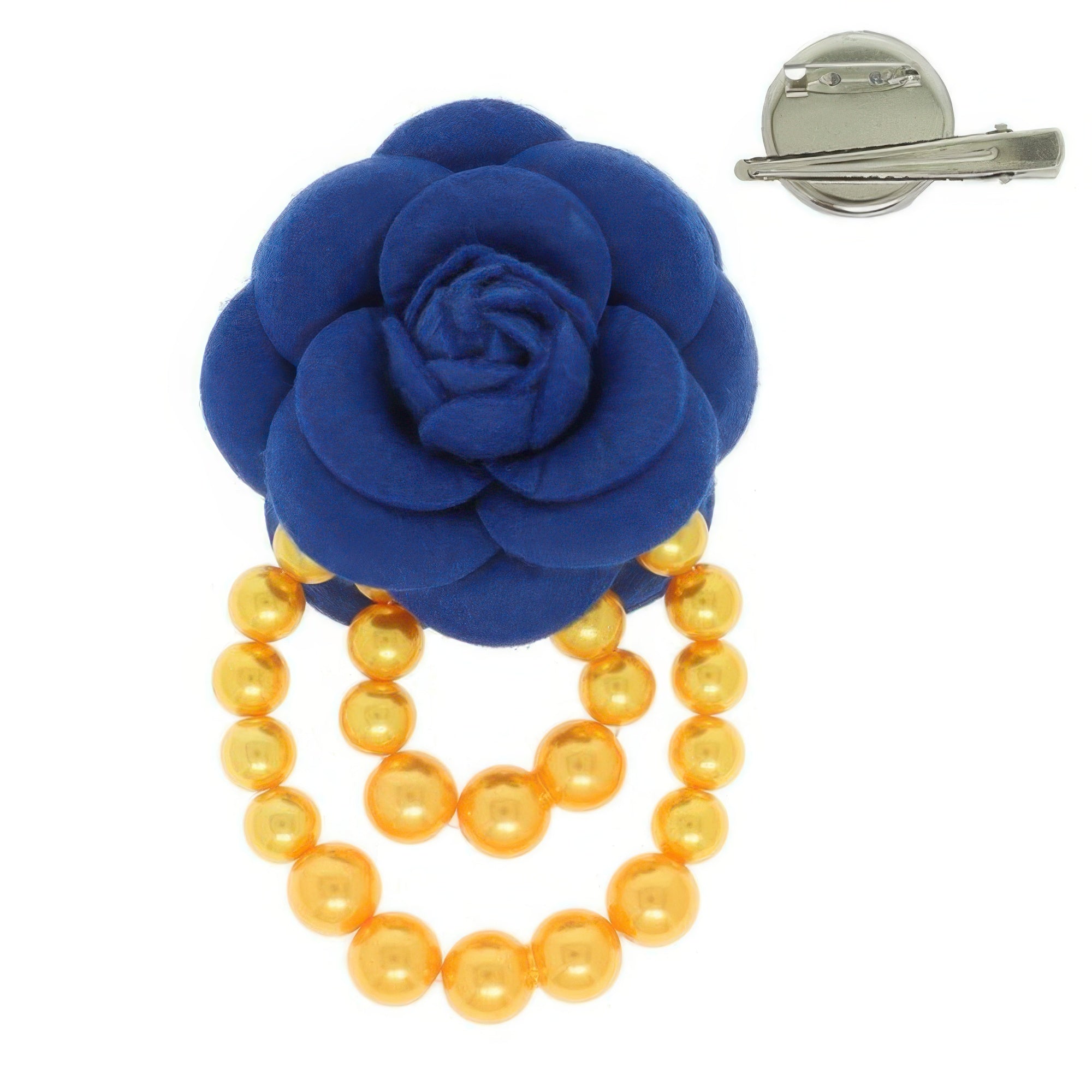 Floral Bloom Felt Hair Clip / Brooch Pin - Wear Arielle