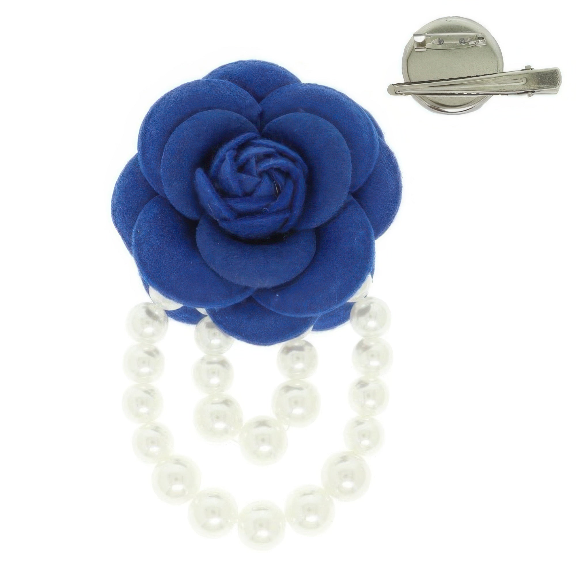 Floral Bloom Felt Hair Clip / Brooch Pin - Wear Arielle