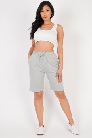 French Terry Bermuda Shorts - Wear Arielle