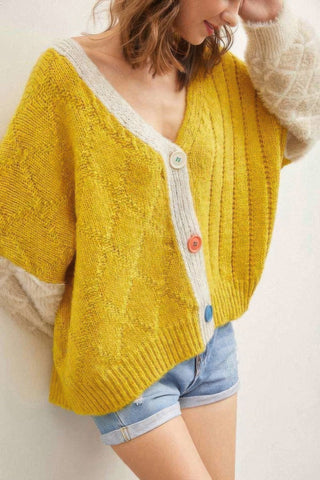 Front Drop Shoulder Cardigan - Wear Arielle