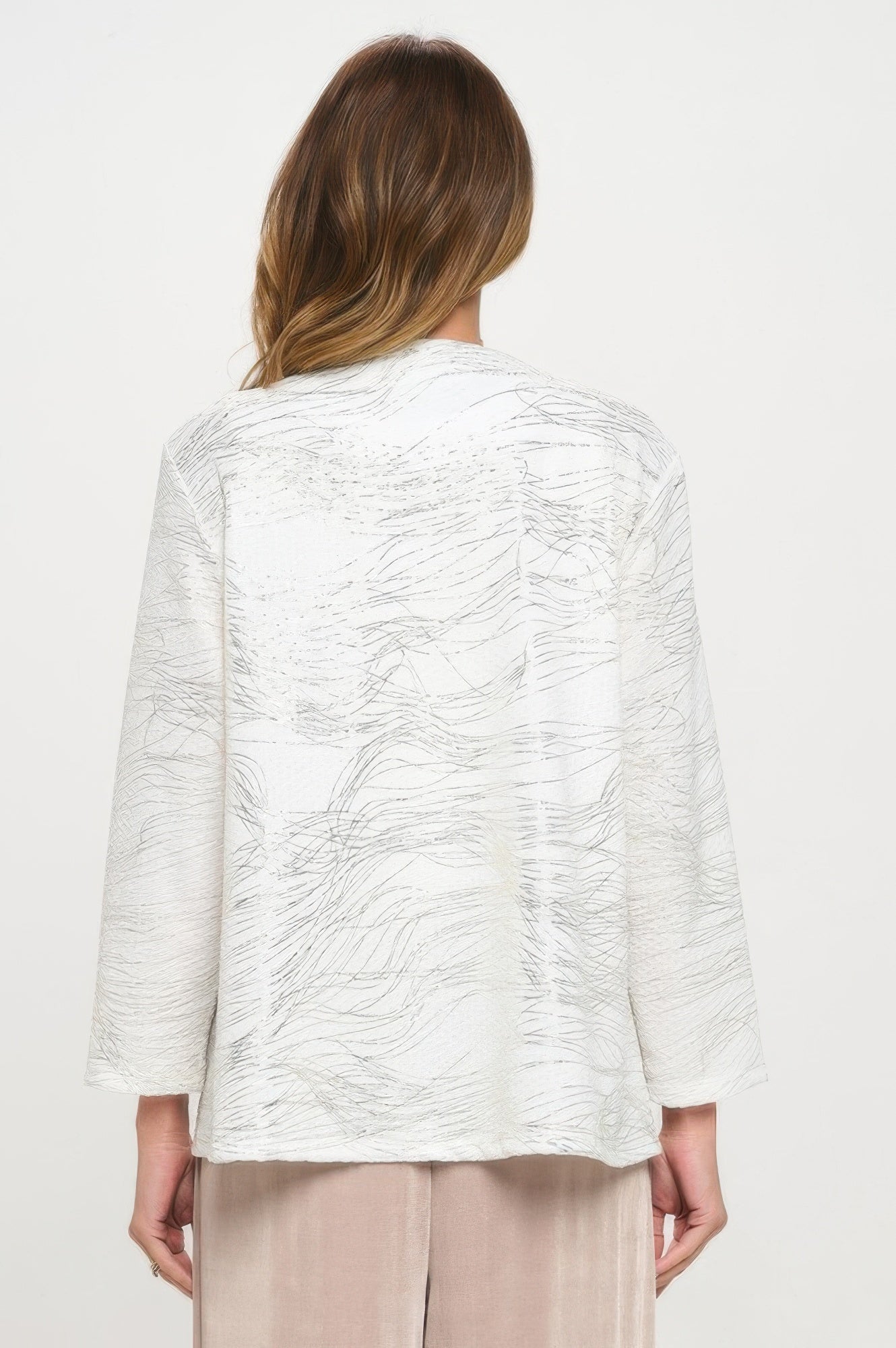 Fukuro Jacquard Button Jacket W/foil - Wear Arielle