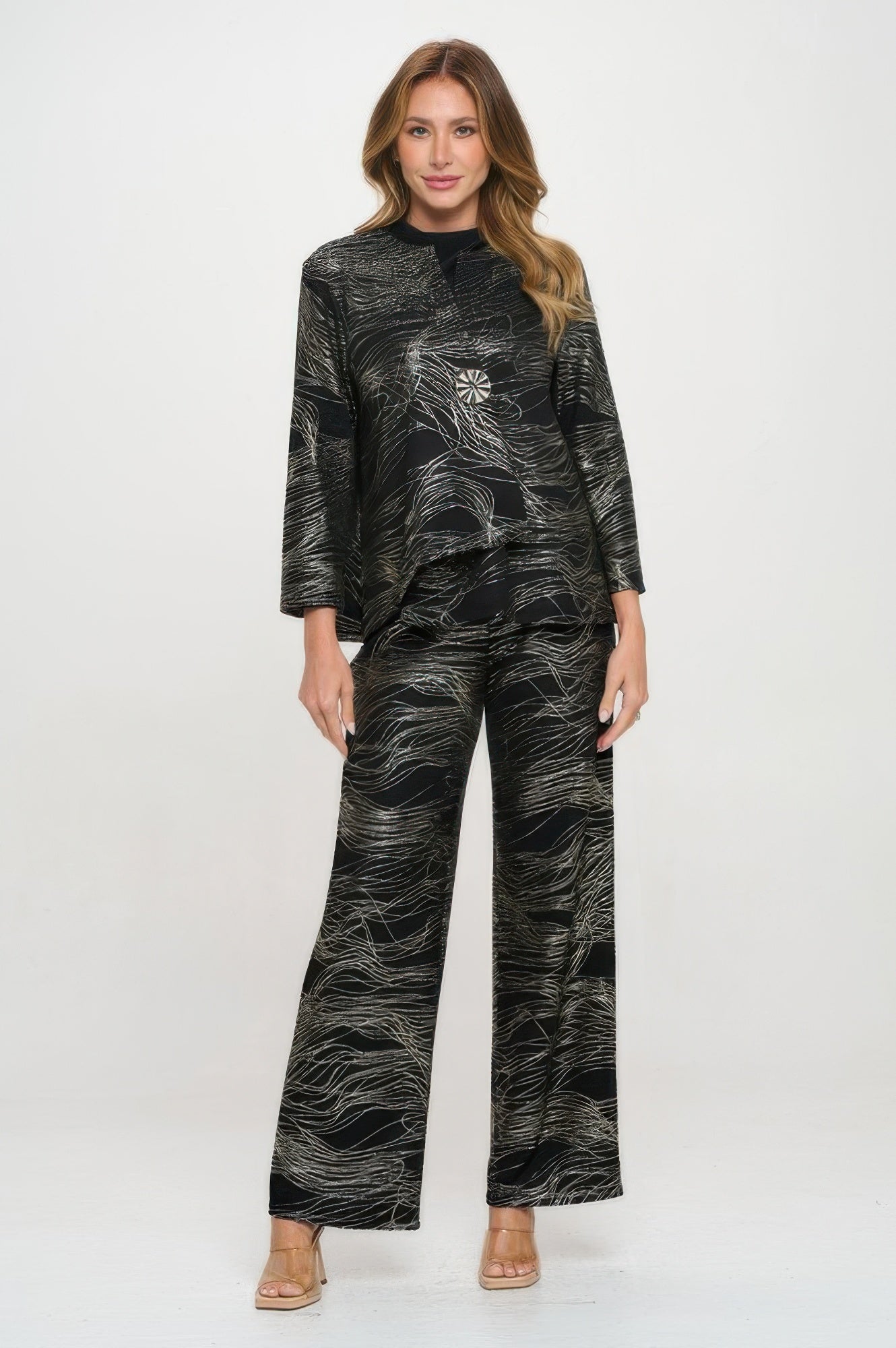 Fukuro Jacquard Button Jacket W/foil - Wear Arielle