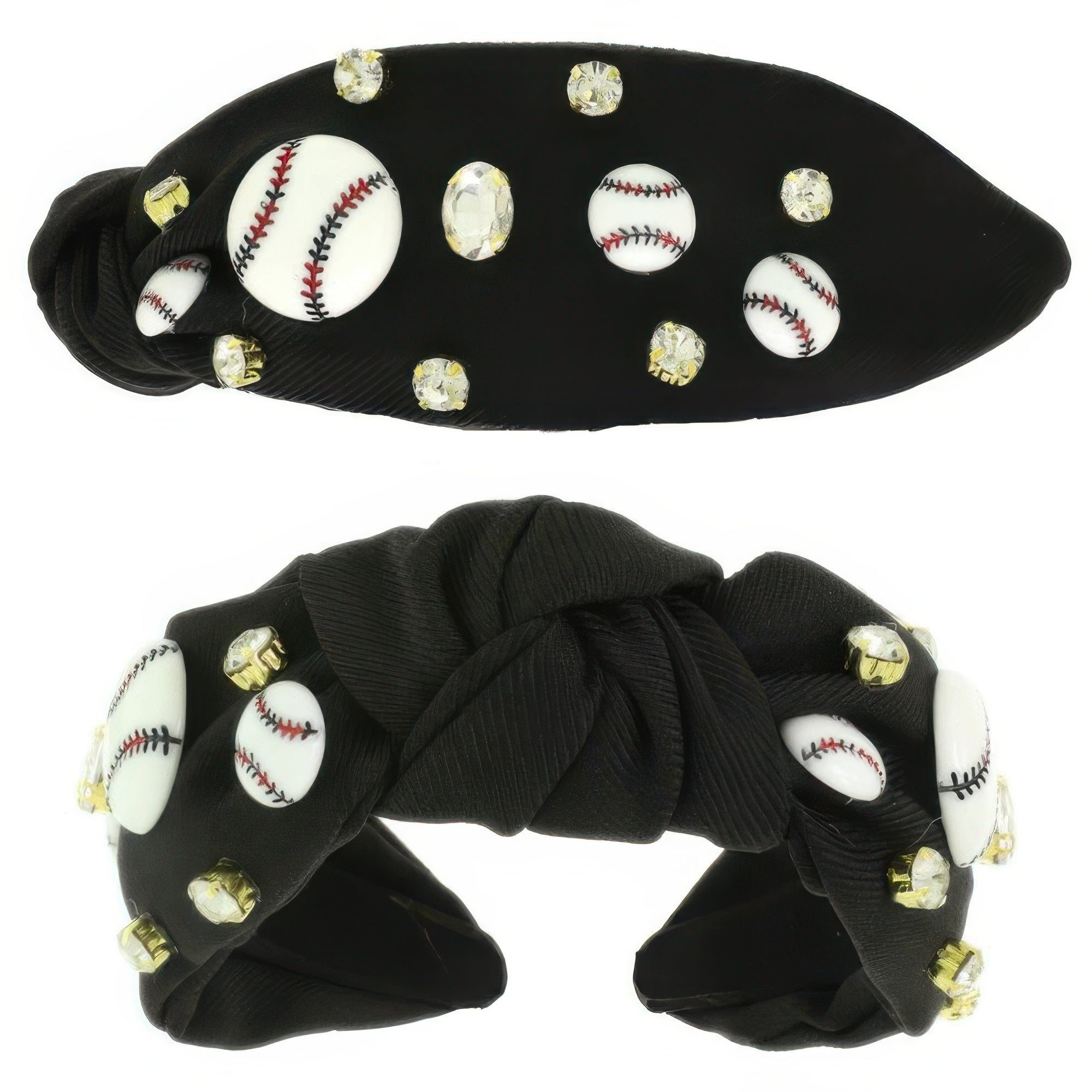 Game Day Baseball Theme Top Knotted Headband - Wear Arielle
