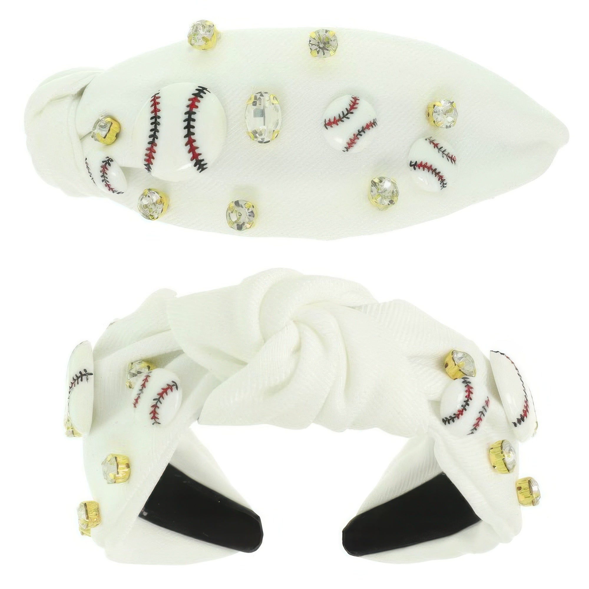 Game Day Baseball Theme Top Knotted Headband - Wear Arielle