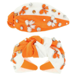 Game Day Bow Top Knotted Headband - Wear Arielle