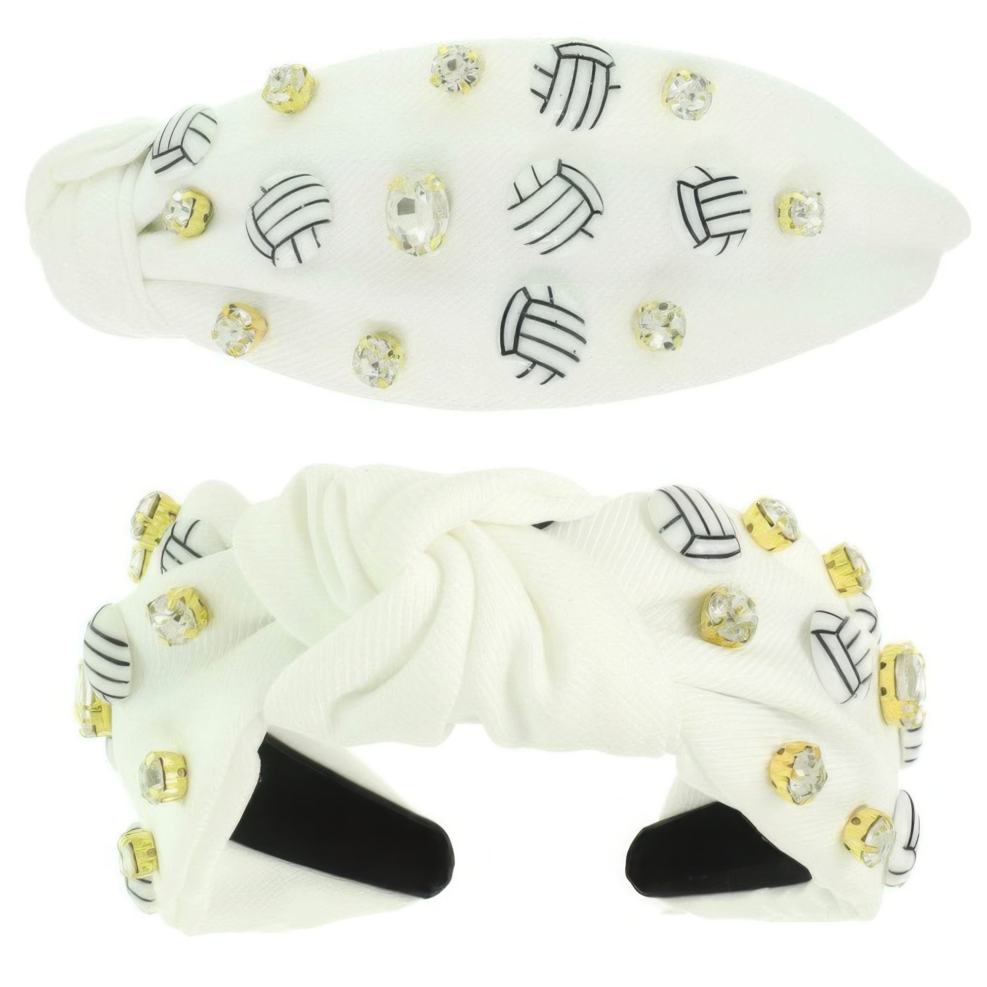 Game Day Volleyball Theme Top Knotted Headband - Wear Arielle