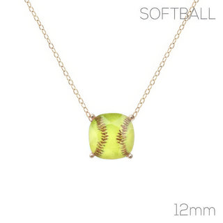 Gameday Baseball Softball Necklace - Wear Arielle