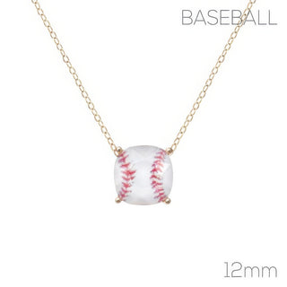 Gameday Baseball Softball Necklace - Wear Arielle
