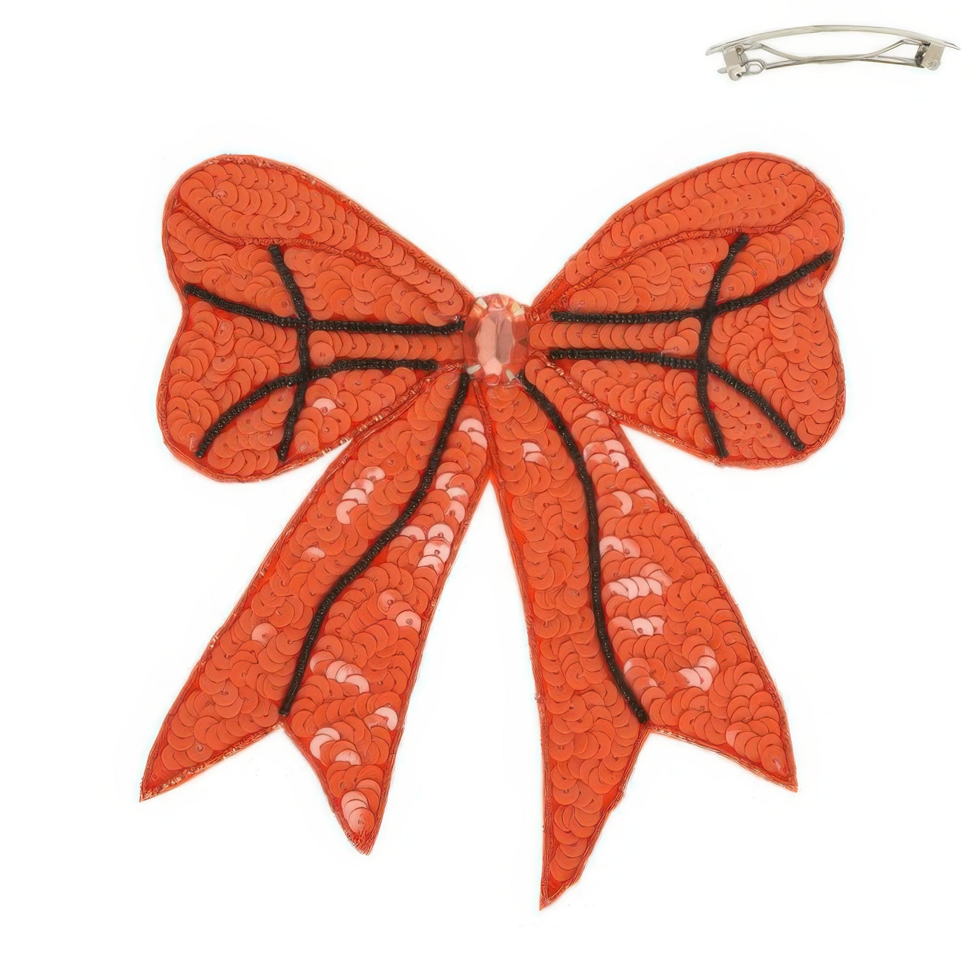 Gameday Jeweled Sports Barrette Hair Clip - Wear Arielle