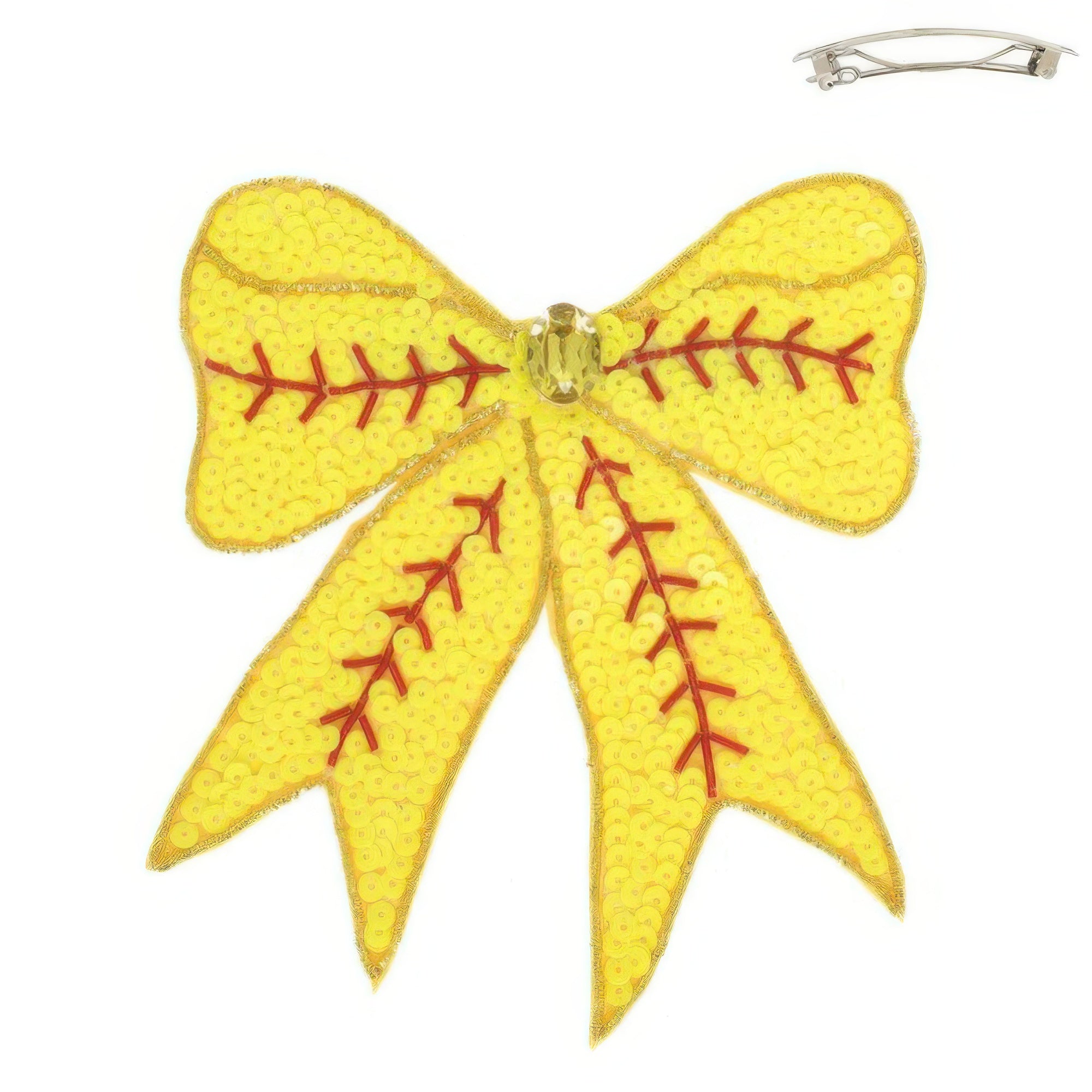 Gameday Jeweled Sports Barrette Hair Clip - Wear Arielle