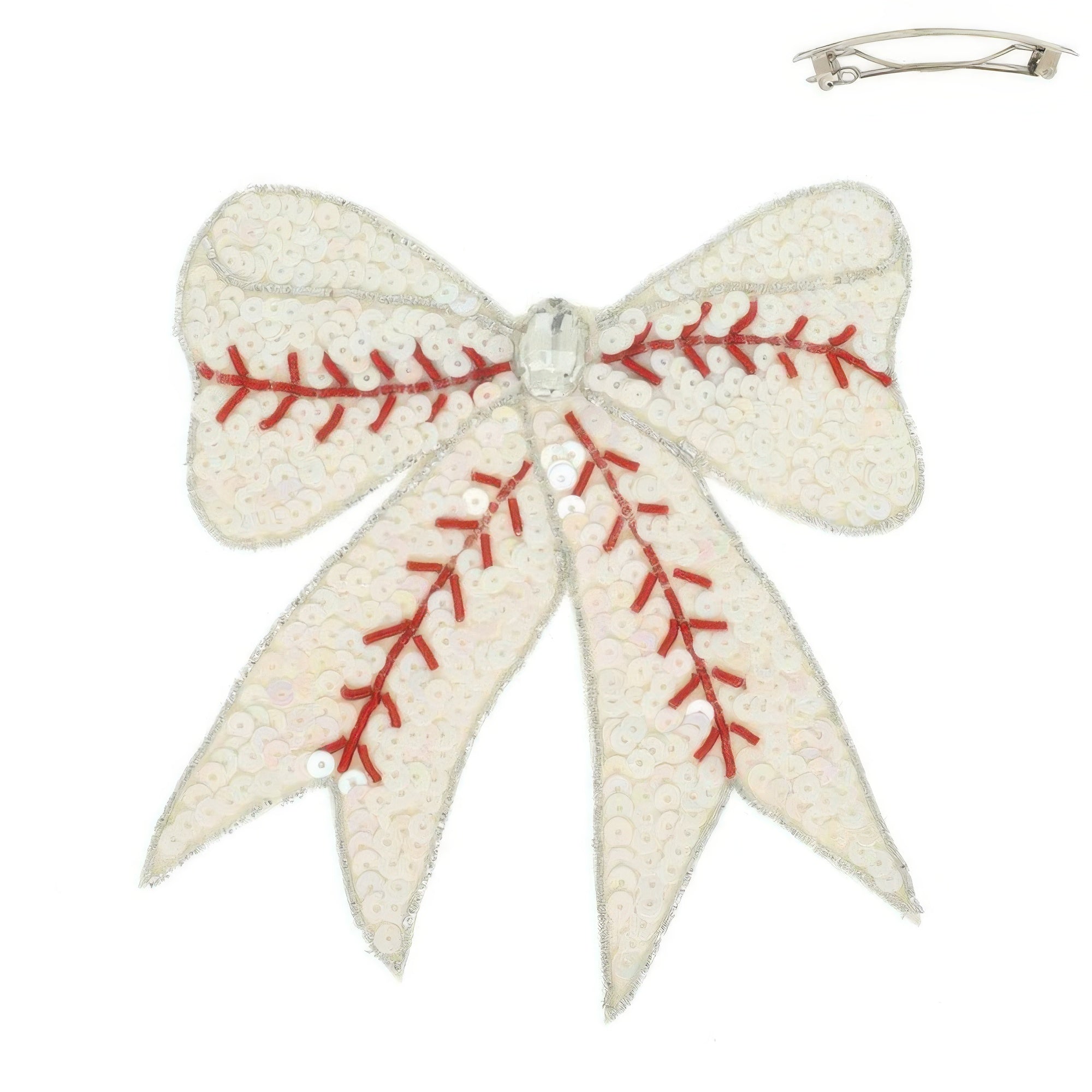 Gameday Jeweled Sports Barrette Hair Clip - Wear Arielle