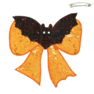 Halloween Theme Bow Barrette Hair Clip - Wear Arielle