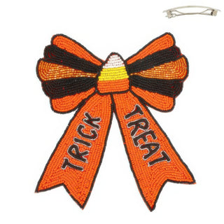 Halloween Theme Ribbon Barrette Hair Clip - Wear Arielle