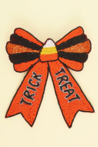 Halloween Theme Ribbon Barrette Hair Clip - Wear Arielle