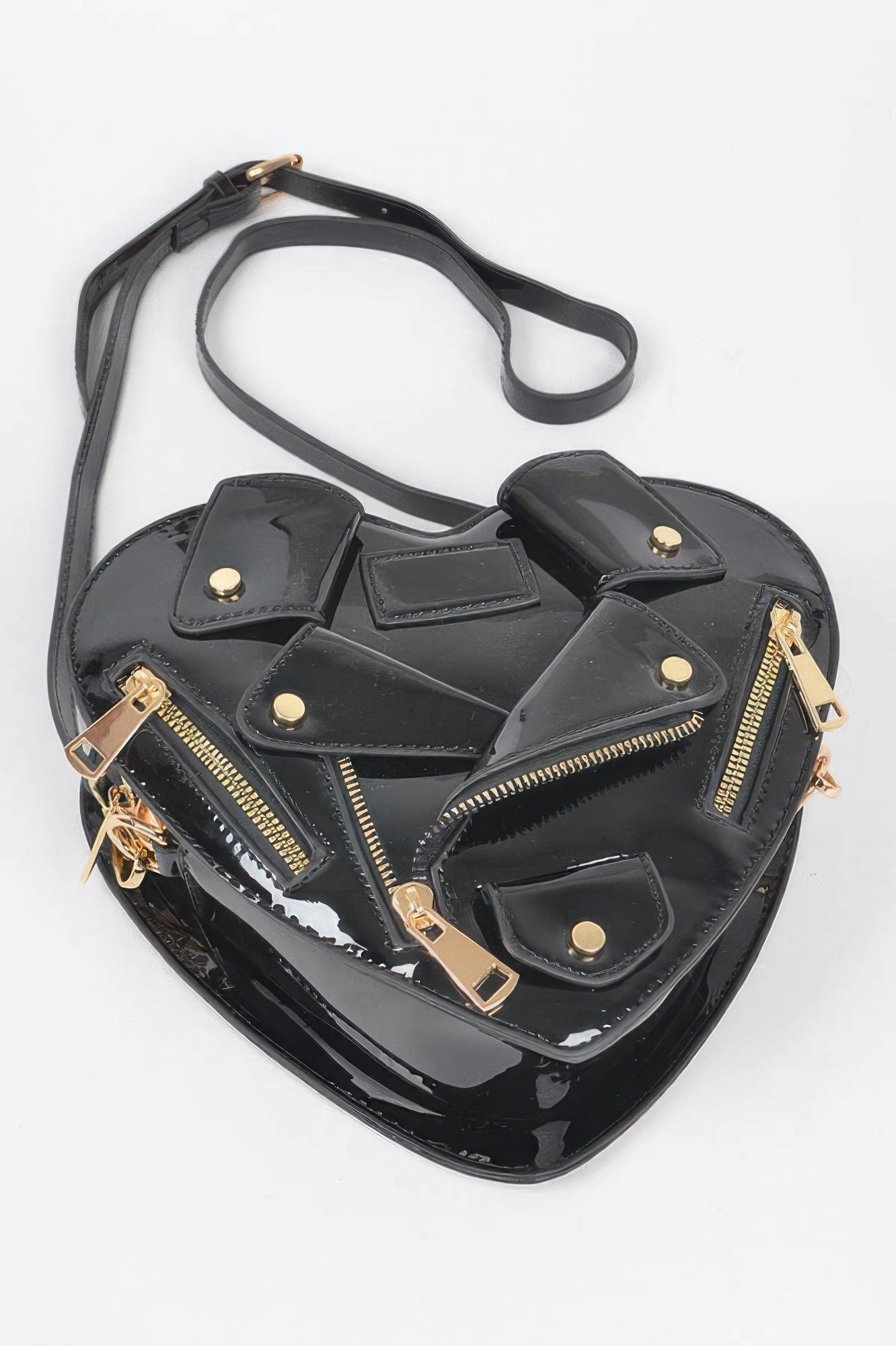 Heart Shape Jacket Crossbody Bag - Wear Arielle