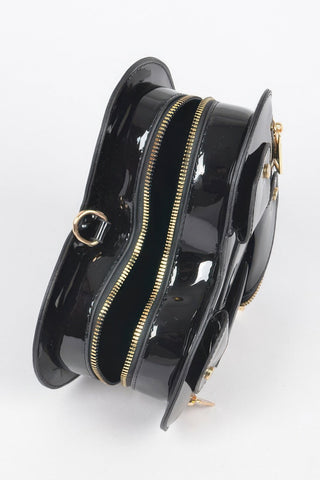 Heart Shape Jacket Crossbody Bag - Wear Arielle