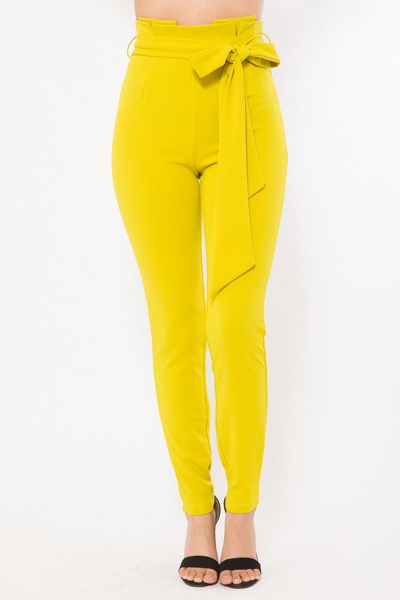 High Waist Fashion Skinny Pants - Wear Arielle