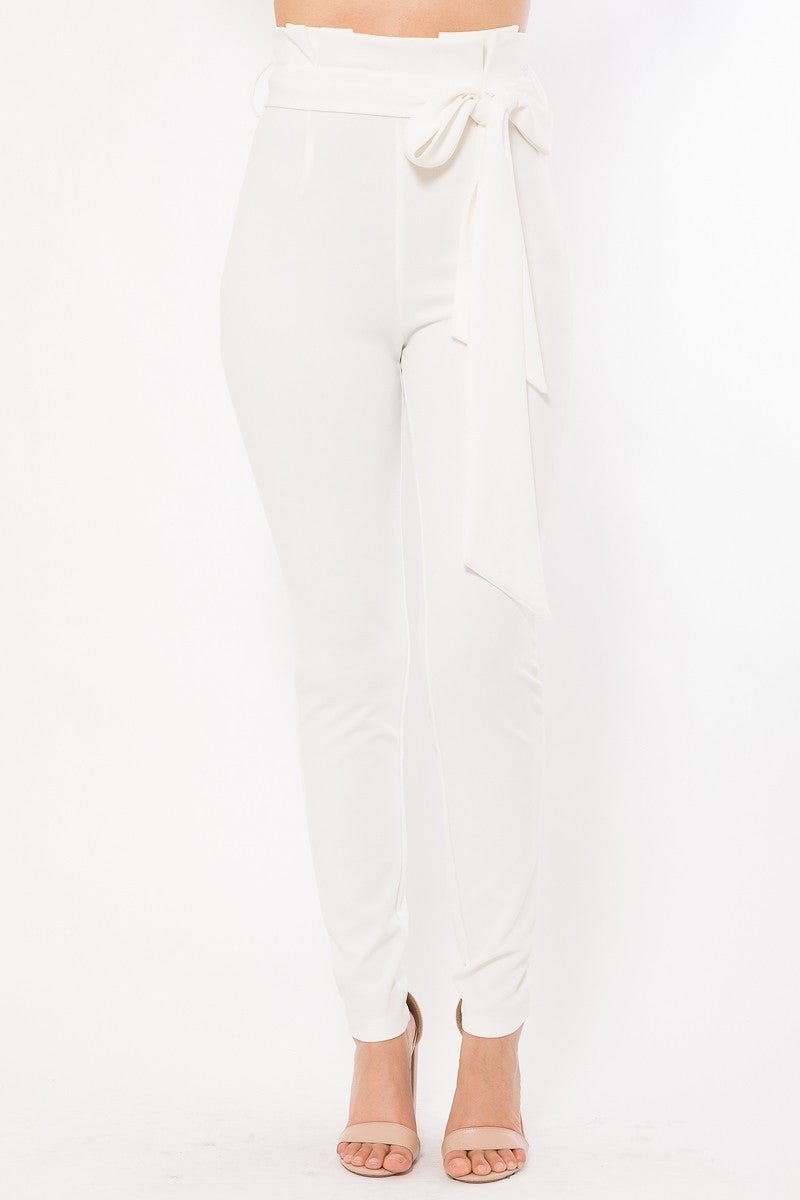 High Waist Fashion Skinny Pants - Wear Arielle