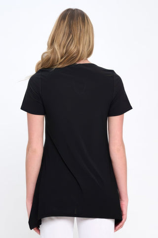 Hit Key Hole Sharkbite Hem Top - Wear Arielle