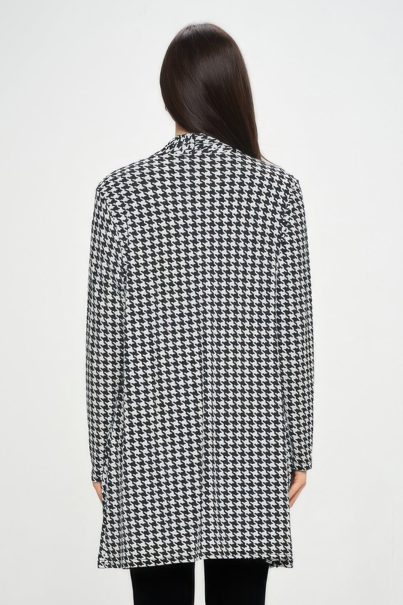 Houndstooth Print Jacket - Wear Arielle