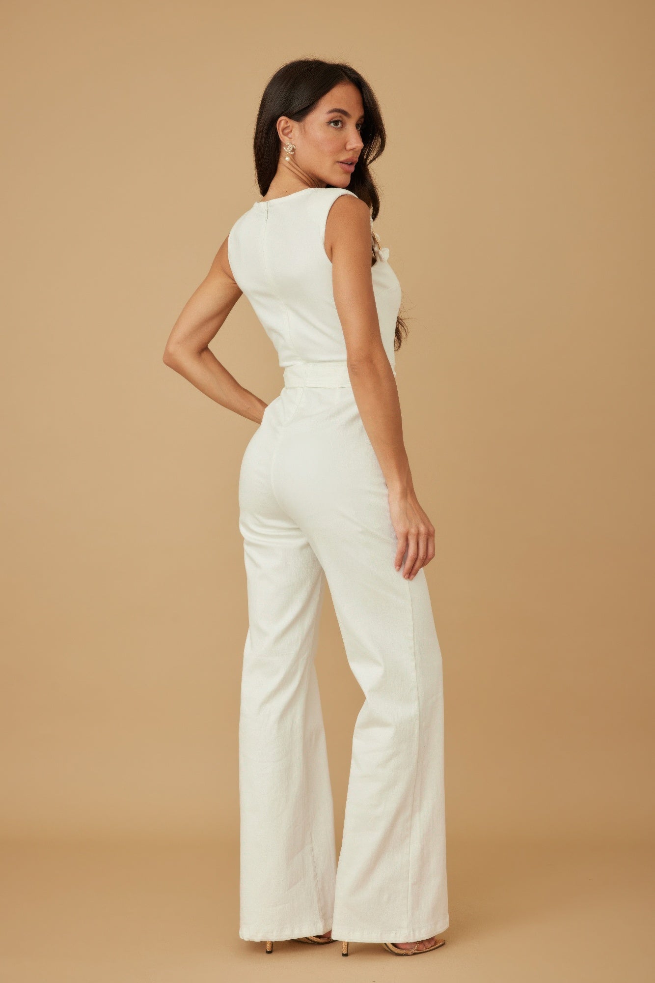 Intertwined Ring Detail With Strap Jumpsuit - Wear Arielle