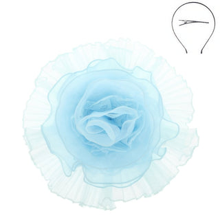 Lace Mesh Flower Headband Fascinator - Wear Arielle