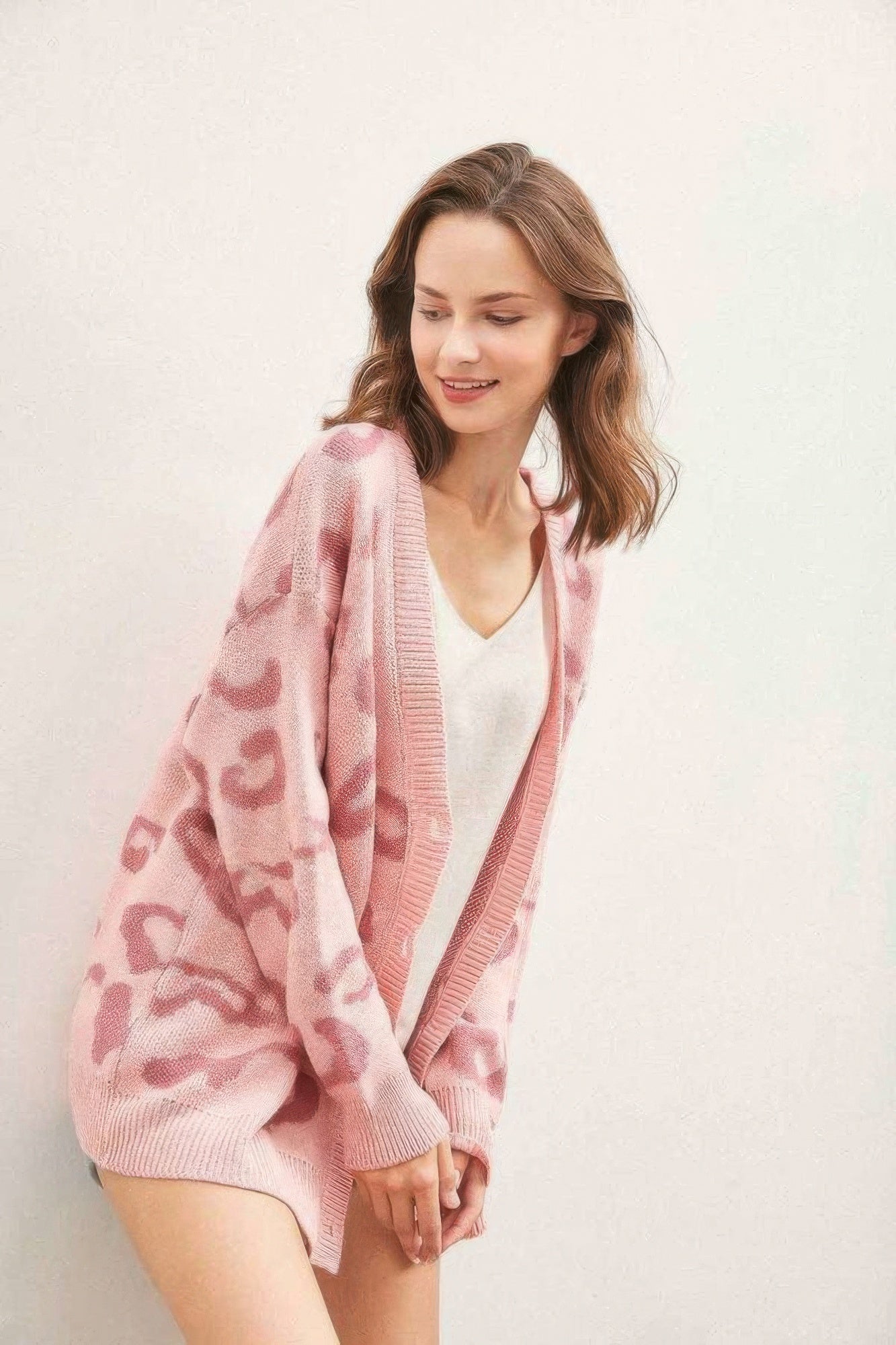 Leopard Button Down Cardigan - Wear Arielle