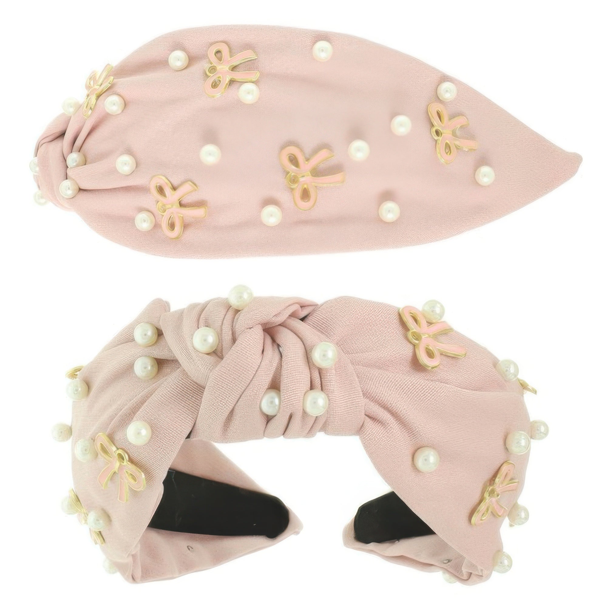 Long Tail Bow Theme Jeweled Headband - Wear Arielle