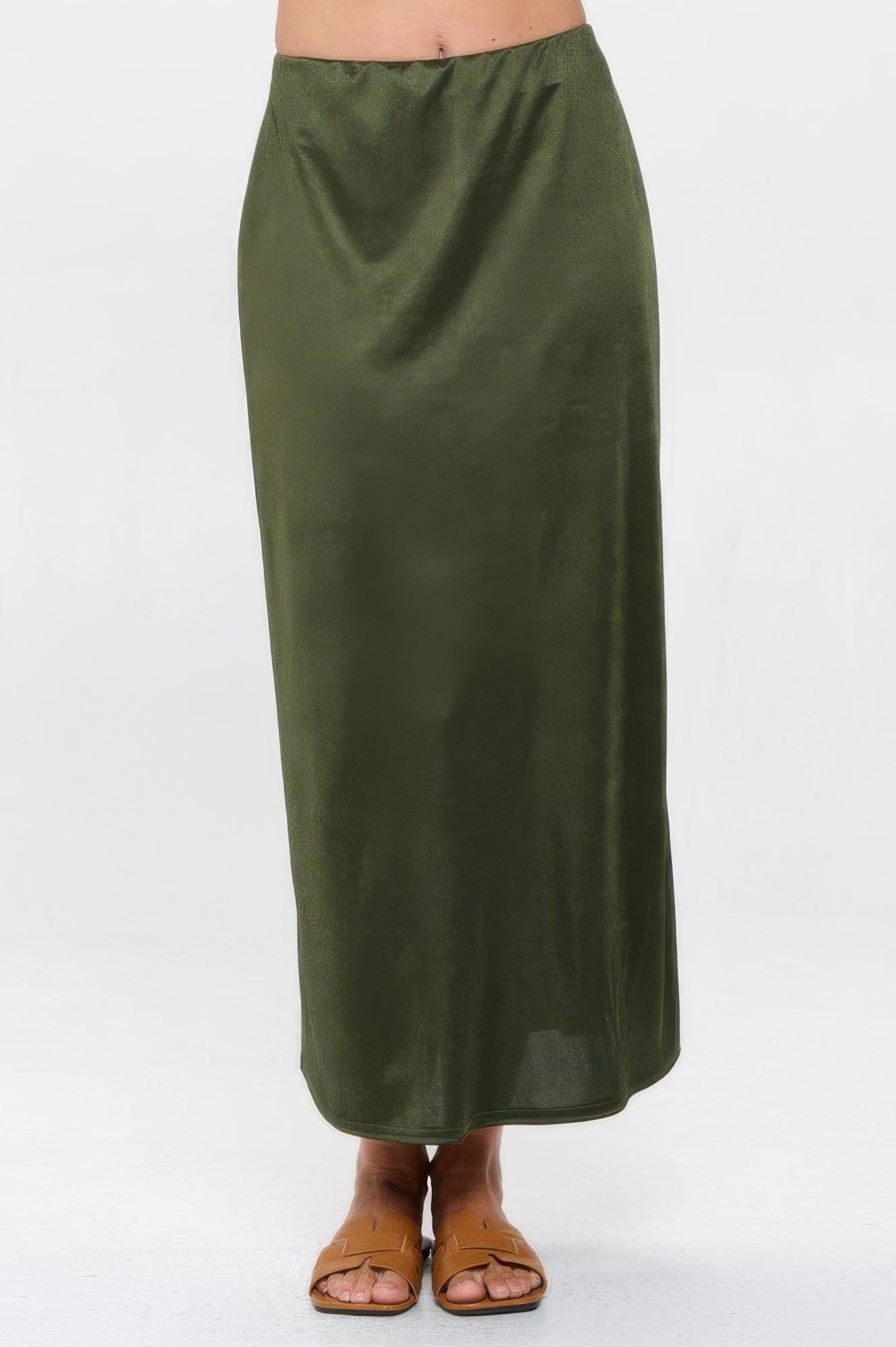 Memory Satin Washer Skirt - Wear Arielle