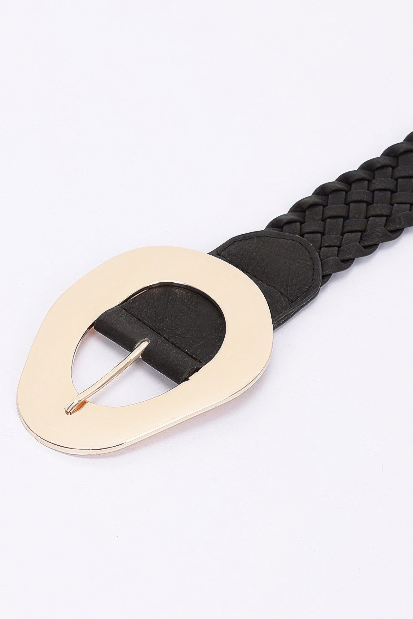 Metal Buckle Braided Belt - Wear Arielle