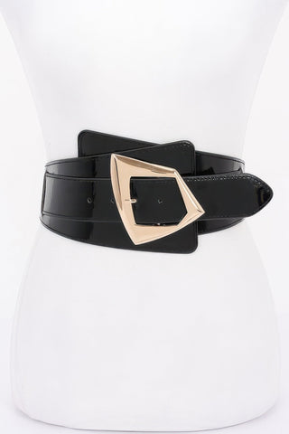 Metal Buckle Elastic Belt - Wear Arielle