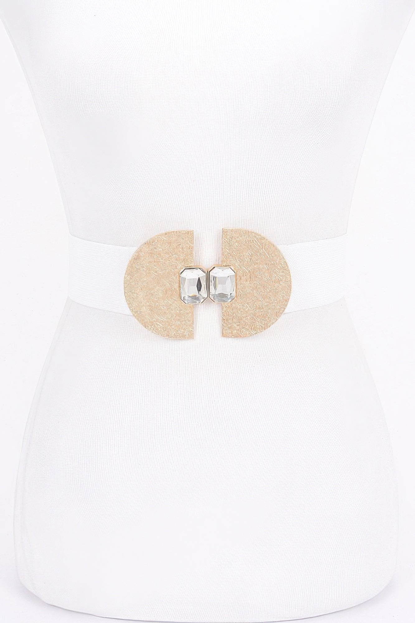Metal Buckle Elastic Belt - Wear Arielle