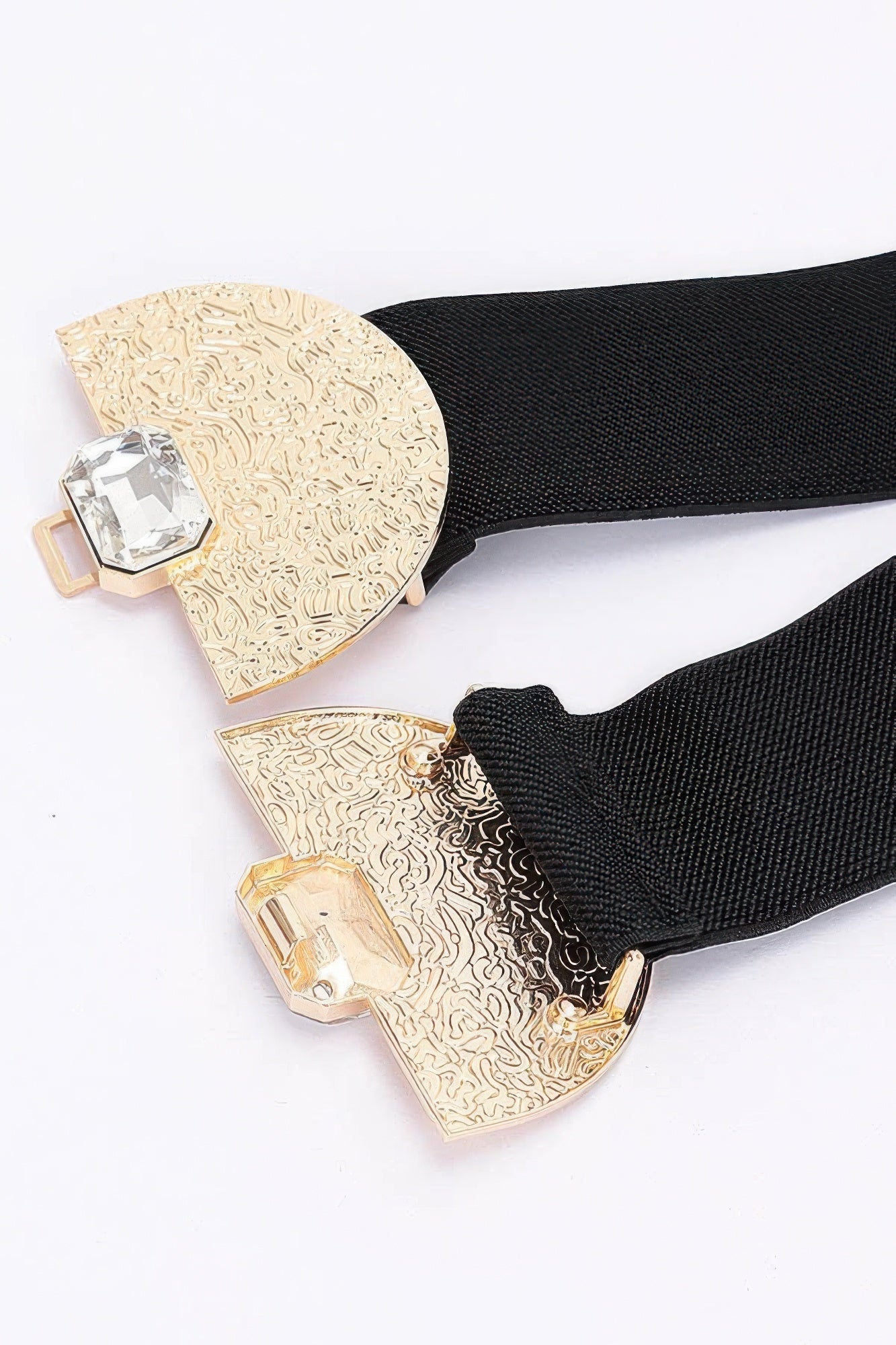 Metal Buckle Elastic Belt - Wear Arielle