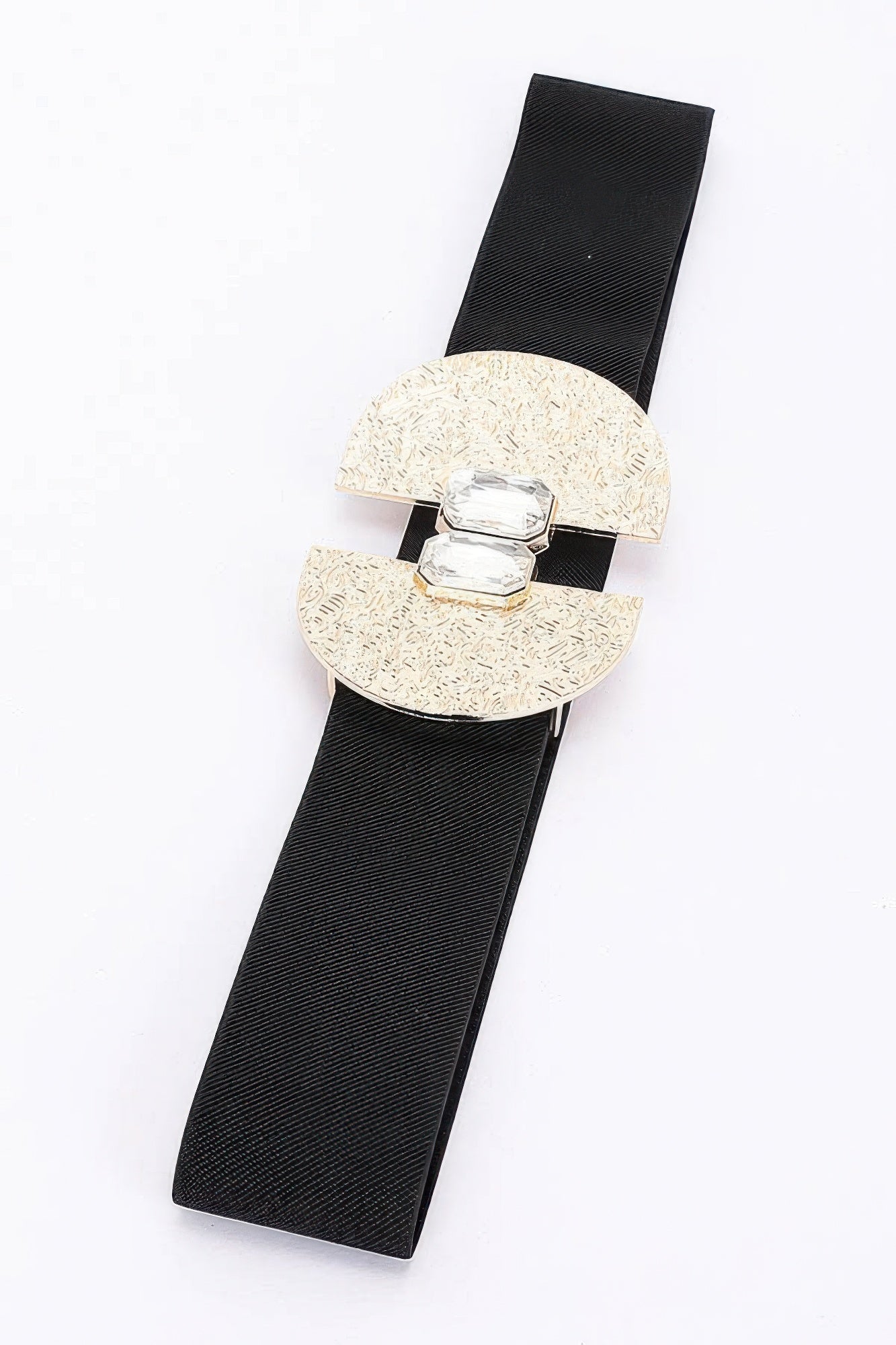 Metal Buckle Elastic Belt - Wear Arielle