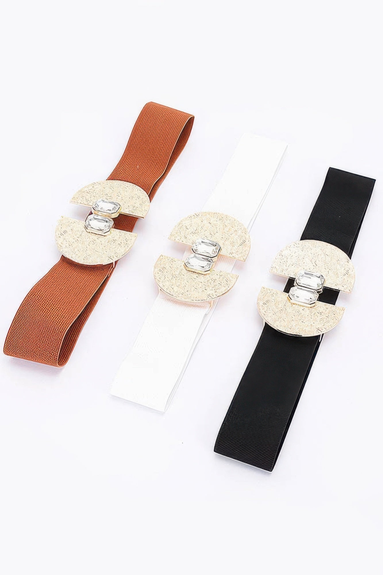 Metal Buckle Elastic Belt - Wear Arielle
