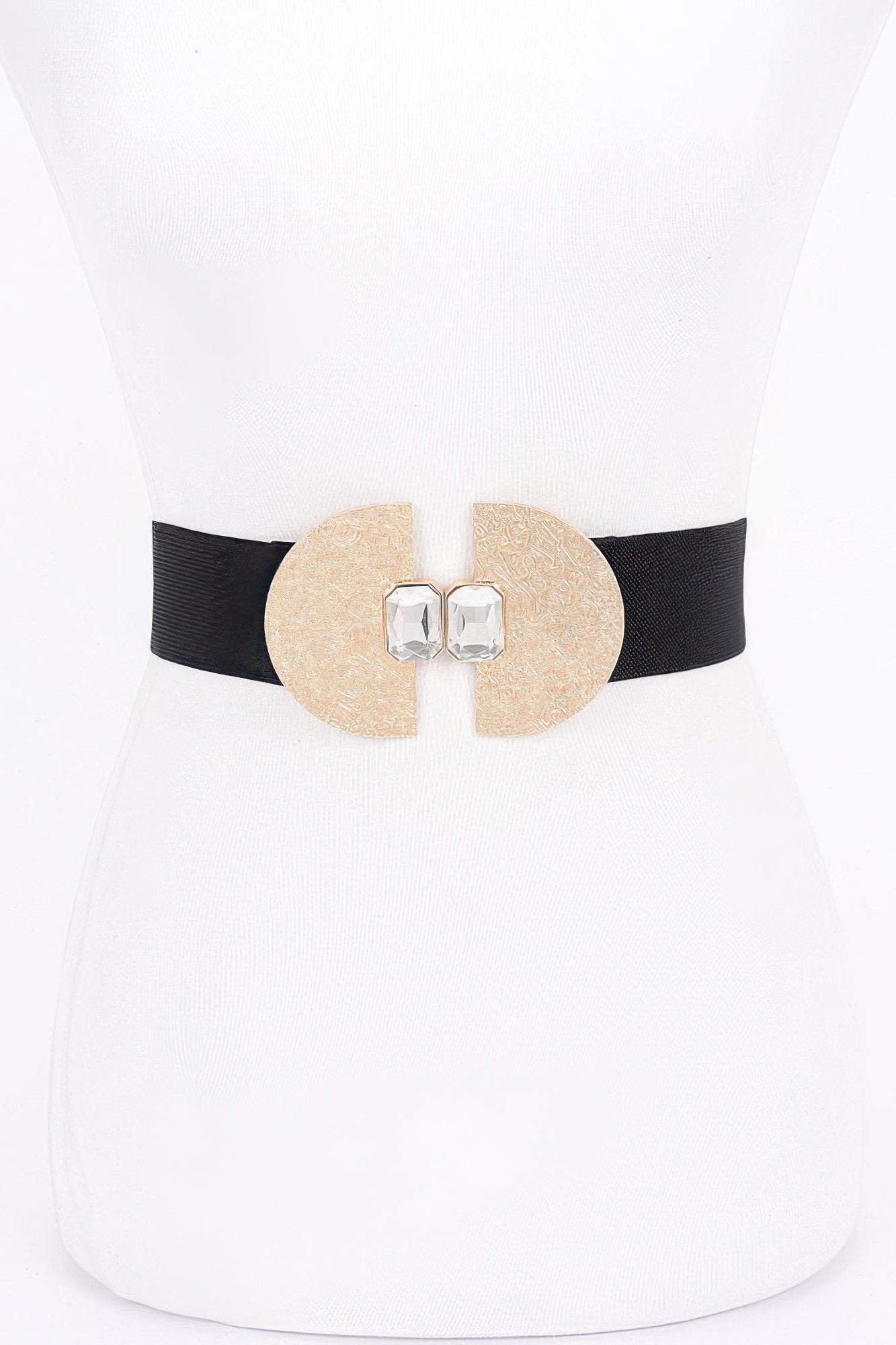 Metal Buckle Elastic Belt - Wear Arielle